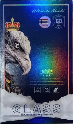 Unipha 6D Curved Tempered Screen Protection Worlds Thinnest Glass UltimateShield - image 1 of 2