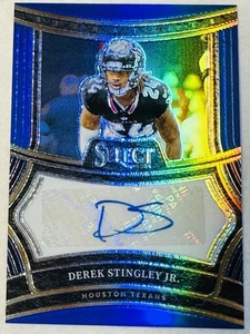 2024 Panini Select - Firme Derek Stingley Jr. #SP-DSJ Blue Prizm /149 (AU) - Foto 1 di 2