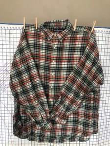 Ralph Lauren The Big Oxford Cotton XXL Color Plaid Button Down Long Sleeve Shirt - Picture 1 of 6