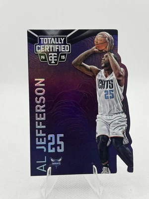Al Jefferson 2014-15 帕尼尼 Totall 认证 No.6 紫色模切 07/25 SSP — 第 1/4 张图片
