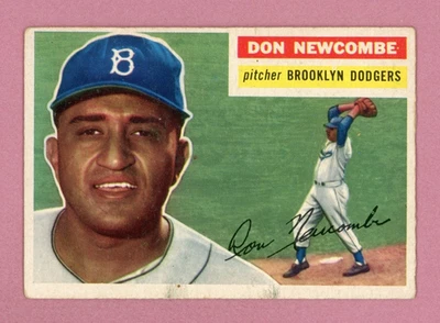 Tarjeta de béisbol 1956 Topps #235 Don Newcombe Brooklyn Dodgers en muy buena condición/ex fw light con cs Foto 1 de 2