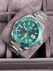 TAG HEUER Aquaracer 300M Grün 43mm / 2022 / Full Set / Vollverklebt - Bild 1 von 7
