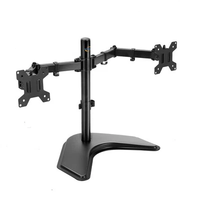 Dual Monitor Screen Stand Arm Mount Desk Display Computer For 13''-32" LED LCD