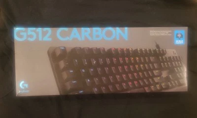 Brand New Logitech G512 Carbon Gaming Mechanical Keyboard LED - Image 1 of 2
