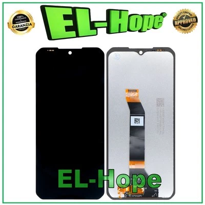 DISPLAY LCD PER DOOGEE V MAX / PRO / PLUS TOUCH SCREEN VETRO ASSEMBLATO NERO