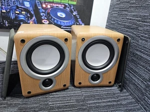K895 Denon SC-M73 Bookshelf Hi-Fi Stereo Speakers 6ohm 60-120watt Tested And Wo - Picture 1 of 12