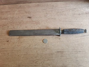 F. Dick Knife Sharpening Steel Multi Cut Butcher Tool 11" DBP Germany Vtg Hone - Picture 1 of 23