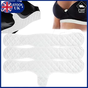 5PCS Cotton Bra Liners Reusable Under Breast Sweat Pads for Underboob Tummy - Picture 1 of 12