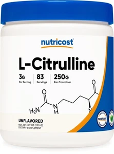 Nutricost L-Citrulline (Base) Powder - (250 Grams) - Picture 1 of 5