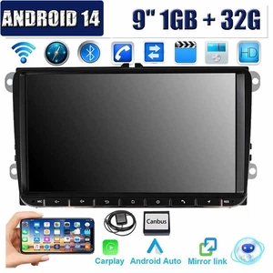 DAB+ Android 14 Carplay Autoradio GPS RDS Für VW GOLF 5 6 Touran Tiguan Polo - Bild 1 von 24