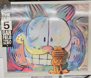1989 The 5th GARFIELD TREASURY Jim Davis (Ballentine) 1st Printing Softcover - Picture 1 of 2