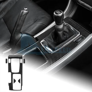 Center Console Gear Panel Frame Stickers For Honda Accord 2013-2017 Carbon Fiber - Picture 1 of 8