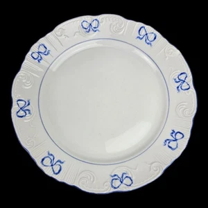 Vista Alegre Ruban blaue Schleife Bänder Essteller ~ 10" Ersatz Portugal MANGELHAFT - Bild 1 von 5