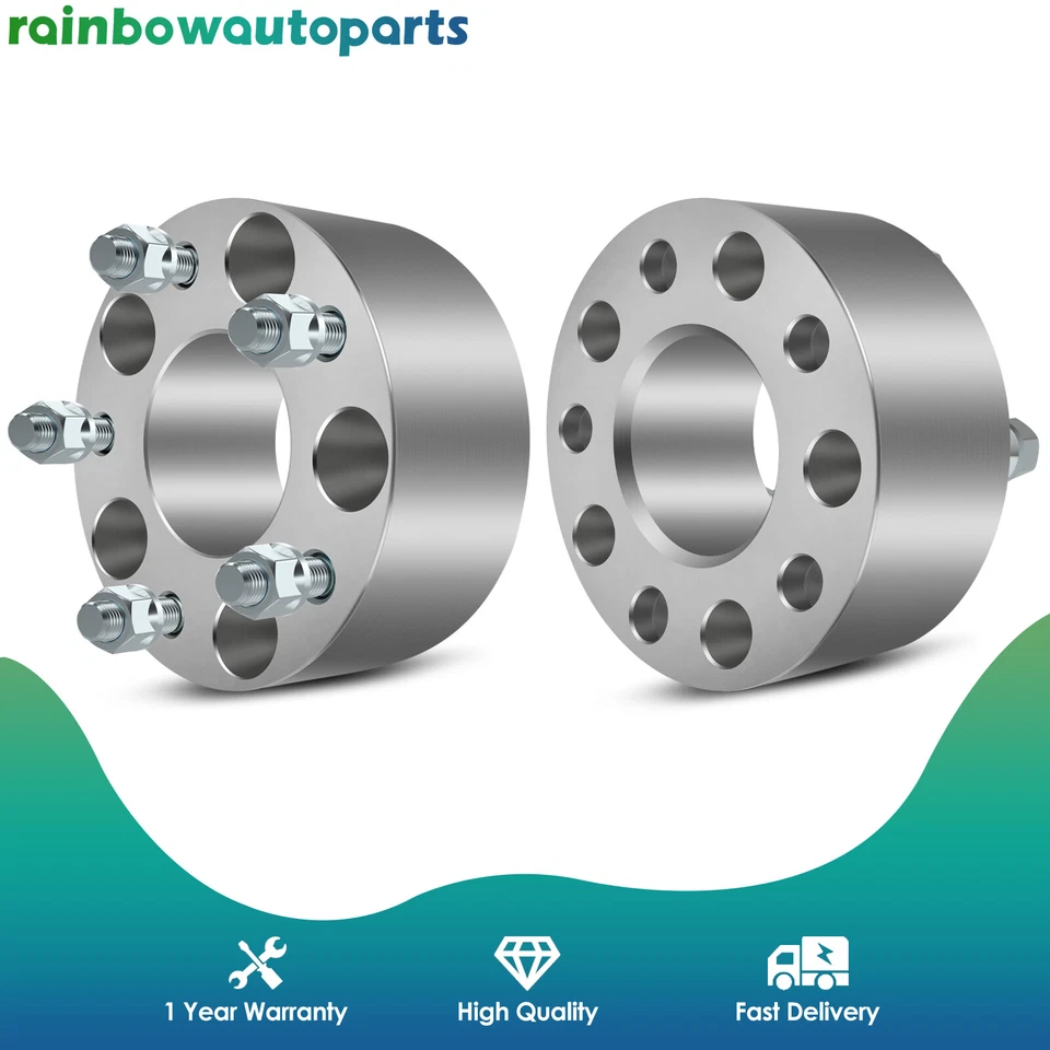 Espaçadores de roda 2 peças 2,5" 5x4,75 para GMC Sonoma Chevy Corvette Pontiac Firebird - Imagem 1 de 4