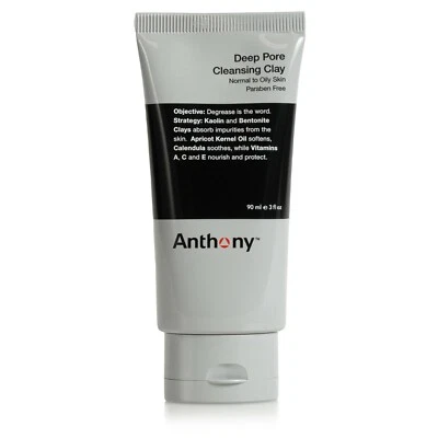 Arcilla limpiadora profunda de poros Anthony, 3 fl oz, contiene arcillas de caolín y bentonita,  Foto 1 de 4