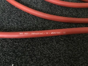BOC Red Hose ISO 3821 - 2MPa(20 bar) - 10 - BOC - 23 - Just short of 10 Meters - Picture 1 of 3