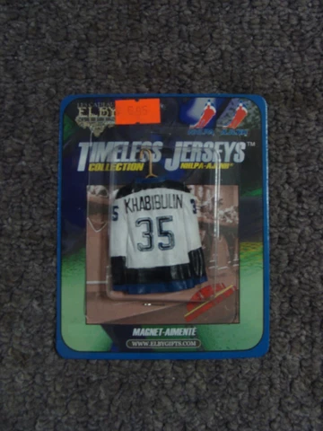 Timeless Collection Jerseys Magnet - Nikolai Khabibulin #35 Tampa Bay Lightning Cover