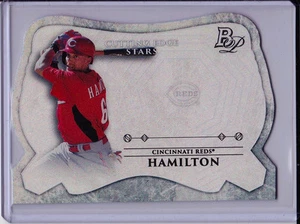 Billy Hamilton 2014 Bowman Platinum Cutting Edge Stars Die-Cut Insert Cincinnati - Picture 1 of 2