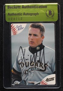 1994 Action Packed Minors Kevin Millar #45 BAS Certified BAS Encased Auto