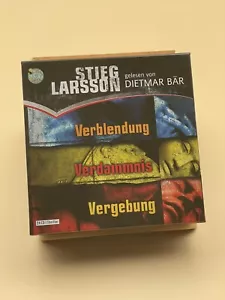 Stieg Larsson Millenium Trilogie Hörbücher alle 3 Teile Dietmar Bär 24er CD Box - Bild 1 von 2