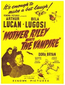 Neuer Kunstdruck des 1952 Promo Movie Poster "Old Mother Riley Meets the Vampire - Bild 1 von 1