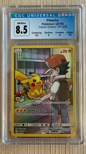 2019 Pokemon Cosmic Eclipse Pikachu 241/236 CGC 8.5 - Picture 1 of 2