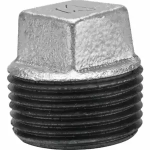 (10)-Anvil 1 In. Malleable Iron Galvanized Plug, Hollow Core Design. 8700159950 - Picture 1 of 1