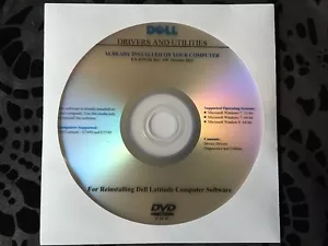 Dell Latitude E5440 E5540 Resource Drivers CD DVD Disc - Picture 1 of 1