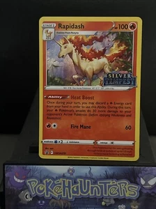 Pokemon Karte Rapidash SWSH270 Silver Tempest STAMPED Near Mint - Bild 1 von 3