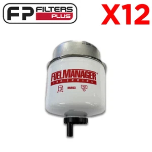 12 x 36693 - Genuine Fuel Manager Filter- 2 Micron - Remove 99% of water - Picture 1 of 1