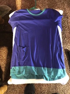 Camisa logo niñas manga larga multicolor talla grande 10 nueva con etiquetas - Imagen 1 de 6