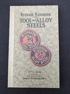 1929 Ryerson Handbook Catalog Tool & Alloy Steels Illustrated - Picture 1 of 3