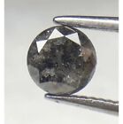 Brilliant Round Diamond, 0.96 Ct, Natural Round Cut Diamond,Salt and pepper Ring