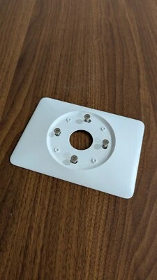 Google Nest Thermostat Gen 3 Wall Plate - White (Plastic + Metal + Screws) - Image 1 of 2