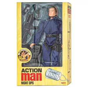 Action Man Night Ops 4th Gen 30 Points Articulation 12" Figure & Accessories New - Foto 1 di 4