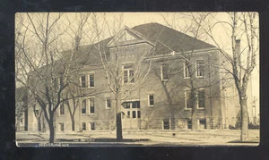 RPPC REEDSBURG WISCONSIN NATIONAL GUARD ARMORY VINTAGE REAL PHOTO POSTCARD - Picture 1 of 2