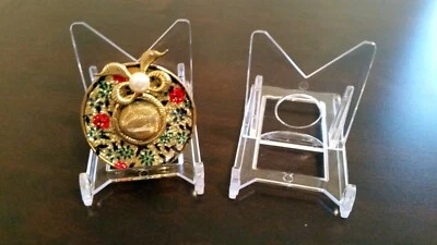 *35 Регулируемый -2 части 2 "дисплей стойка мольберт броши камео Rouge компактный - Изображение 1 из 4