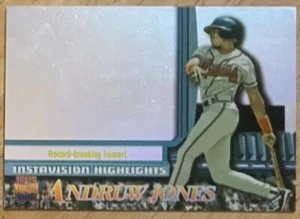 ANDRUW JONES, RARE ! 1997 TOPPS "STADIUM CLUB" "INSTAVISION HIGHLIGHTS" CARD ! - Picture 1 of 1