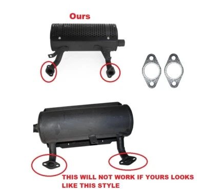 PCC EXHAUST MUFFLER PIPE W/ SHIELD FOR GX610 GX620 EX37