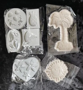 7x Silicone Molds Palm Tree Bundle Summer Moulds Resin Chocolate Sugar Craft New - Picture 1 of 20