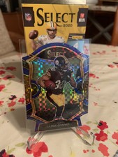 #39 James Conner 2020 Panini Select Blue Die-Cut Checker Board Prizm NFL Card RB