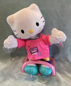 Hello Kitty Sanrio Musical Dance Time 14 pulgadas muñeco de peluche ventosa 2014 y soporte - Imagen 1 de 6