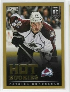 Patrick Bordeleau 13-14 Panini Score Hot Rookies RC Gold #620 Colorado Avalanche - Picture 1 of 1