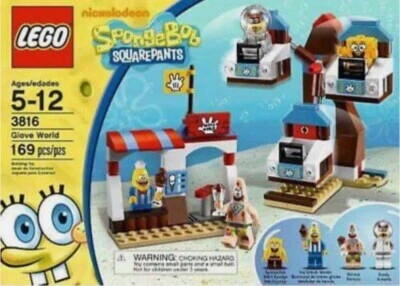 nickelodeon spongebob lego set glove world brand new never opened 3816 - Image 1 of 3