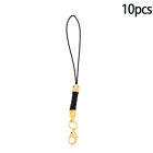 10Pcs Keychain Rope With Jump Ring Lanyard Lariat Strap Cord For Diy Keyring