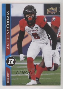 2021 Upper Deck CFL Blue Anthony Coombs #158