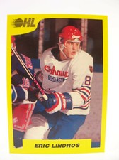 1990 OHL Ontario Hockey League #196 Eric Lindros Card - Oshawa Generals