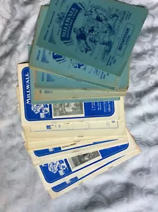 PROGRAMAS PARA EL HOGAR MILLWALL DE LA DÉCADA DE 1950 - ELIGE DE LA LISTA - Imagen 1 de 1