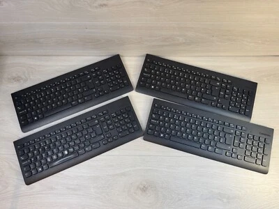 Job Lot 4 x Lenovo Professional Wireless Keyboard UK English KBRFBU71 No Dongles - Image 1 of 4