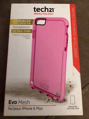 Tech21 Evo Mesh Ultra Thin Gel Back Case Cover Skin for Apple iPhone 6 Plus - Image 1 of 4
